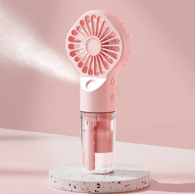 OpalMist™ Dual Wind Misting Fan with Rechargeable Battery 