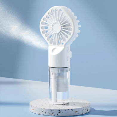 OpalMist™ Dual Wind Misting Fan with Rechargeable Battery 