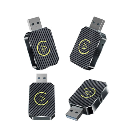 2 in 1 Wireless Carplay Adapter&Android Mini Auto Wireless Adapter 5Ghz Wifi Type-C/Usb Plug & Play Carplay Wireless Adapter